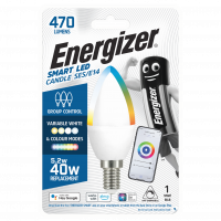 Energizer Smart Candle - 4.8W - Colour Changing - 470lm - SES - (S17163)