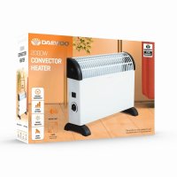 Daewoo 2000W Convector Heater with 3 Heat Settings