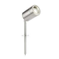 Saxby Odyssey 1lt  LED 7W Stainless Steel Ground Spike Light (ST5011)