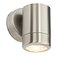 Saxby Atlantis LED 7W Stainless Steel 1lt Outdoor Wall Light (14016)