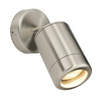 Saxby Atlantis LED 7W Stainless Steel 1lt  Outdoor Adjustable Wall Light (10417)