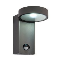Saxby Oreti LED 9W IP44 Outdoor Wall Light With PIR  (67696)