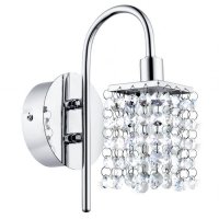 Eglo Chrome Crystal ALMONTE Bathroom Light - (94879)