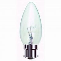 40W Incandescent Candle Bulb Clear BC-B22
