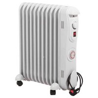 Prem-I-Air 2.5 kW 11 Fin Oil Filled Radiator with 24 Hour Timer - (EH1846)