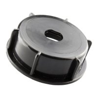 Pressure Threaded Barrel Cap with Pre Cut Hole 2 inch