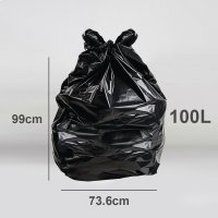 Ecobag Heavy Duty Refuse Sacks -  Black 20 x 100L