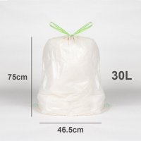 Eco360 Extra Strong Kitchen Drawstring Bin Liners 30L (20 Bags)