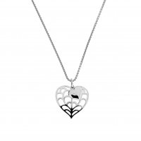 Azendi Silver Heart of Yorkshire pendant