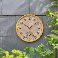 Smart Garden Beez Wall Clock and Thermometer