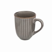 Siip Fundamental Ribbed Mug - Dark Grey