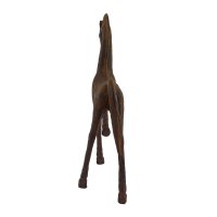 Elur Carved Wood Effect Contemporary Horse 31cm