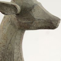 Elur Carved Wood Effect Deer 46cm