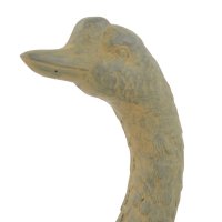 Solstice Sculptures Goose Tall 70cm in Rust Effect