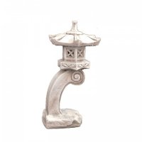 Solstice Sculptures Pagoda Tall 59cm in Antique Stone Effect