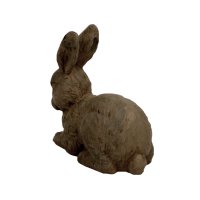 Solstice Sculptures Rabbit 24cm in Rust Effect