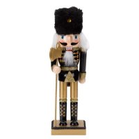 Three Kings Black & Gold Nutcracker - Assorted