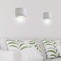 Searchlight Plaster Wall Light - Gypsum