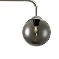 Feya 3 Light Bar Pendant Polished Chrome Smoked Glass