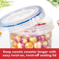 Lock & Lock Round Storage Food Container Clear - 150ml