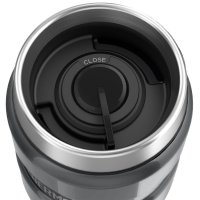 Thermos Gun Metal Stainless Steel Travel Tumbler - 470ml