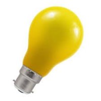 Crompton LED GLS Coloured ? 1.5W ? Yellow ? BC-B22d (4160)