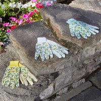 Briers Sicilian Lemon Cotton Grips Gloves Triple Pack Medium/8