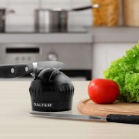 Salter Twist & Lock Knife Sharpener Black