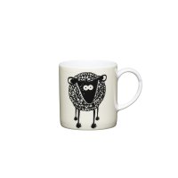 kitchencraft porcelain espresso cup 80ml - sheep