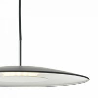 Dar Enoch Pendant Matt Black LED Dim