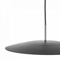 Dar Enoch Pendant Matt Black LED Dim