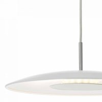 Dar Enoch Pendant LED White & Stainless Steel