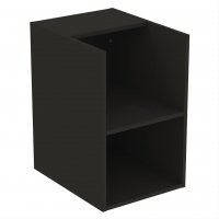 Ideal Standard i.life B Matt Carbon Grey Side Unit for Vessel Basins with 2 Shelves