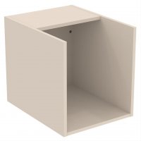 Ideal Standard i.life B Matt Sandy Beige Side Unit for Vessel Basins with 1 Shelf