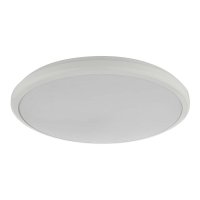 Emmett Flush White Acrylic Medium IP44 LED