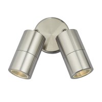 Ortega 2 Light Wall Light Aluminium IP65