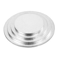 Tala 8'' Round Silver Cake Drum