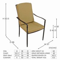 ASCOT DELUXE Dining Chair Pack of 2