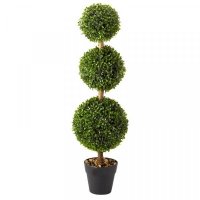 Faux Decor Trio Topiary Tree 80cm