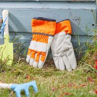 Briers Kids Junior Rigger Gloves - Age 4-7 Years - Orange