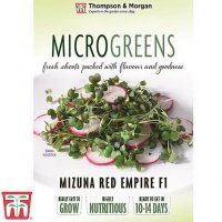 Thompson & Morgan Microgreens Mizuna Red Empire F1