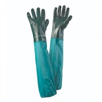 Briers Waterproof Full Length Drain Tank & Pond Gloves - Large/Size 9