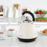 Daewoo Kensington 1.7L 3Kw Pyramid Kettle - Cream