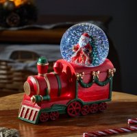 Three Kings All Aboard! Santa's Locomotive SnowSphere 8cm
