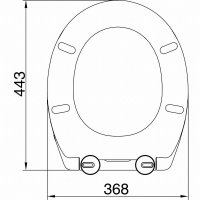 PP TwentyONE Toilet Seat White