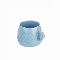 Siip Fundamental Round Embossed Mug - Blue