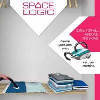 Space Logic Flat Vac Bags Jumbo 2pk 73x130cm