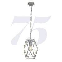Searchlight Chassis 1Lt Satin Silver Pendant