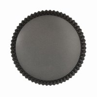 Luxe Kitchen 25cm/10? Round Loose Base Quiche Pan