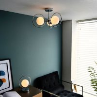 Orb 3light Semi Flush ceiling light